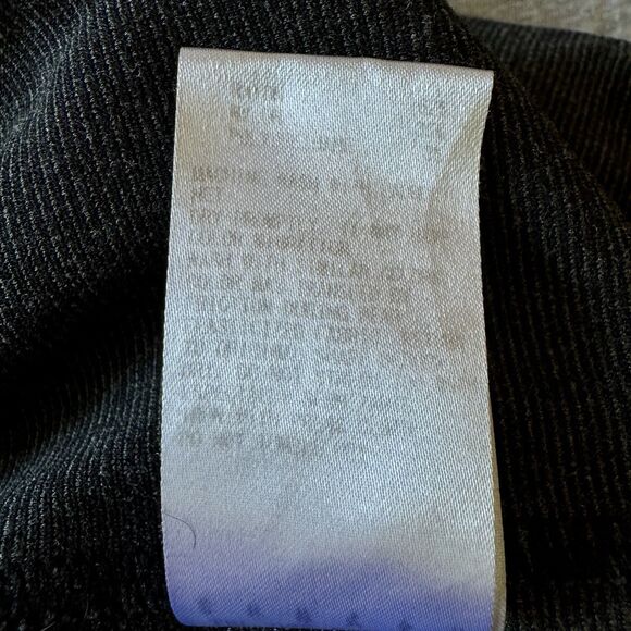 Sou Sou Pants Size L Japan Black Gray Stripe Tapered Pull On Enyu Sanyutei - Picture 10 of 13